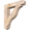 Ekena Millwork Funston Arts and Crafts Smooth Bracket w/ Offset Brace, Douglas Fir, 7 1/2"W x 38"D x 38"H BKT0806X38X38FST03SDF - alternate 1